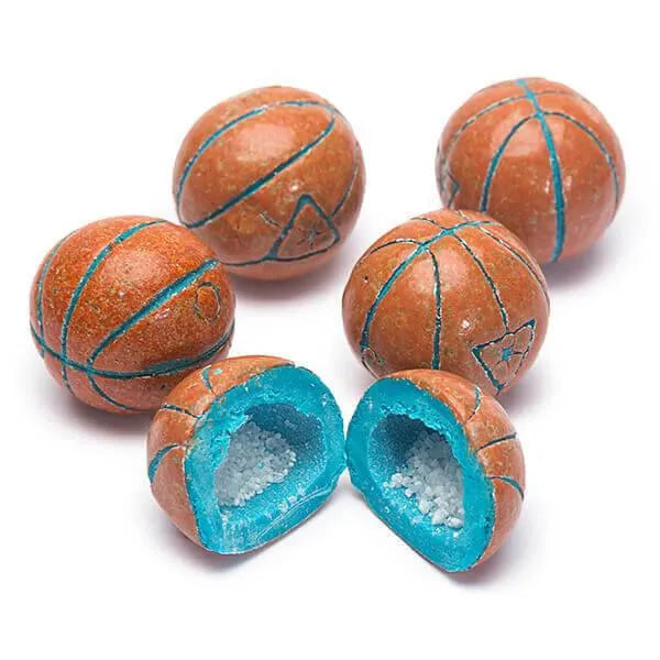 Basketballs Sour Powder Filled Gumballs: 1KG Bag