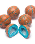 Basketballs Sour Powder Filled Gumballs: 1KG Bag