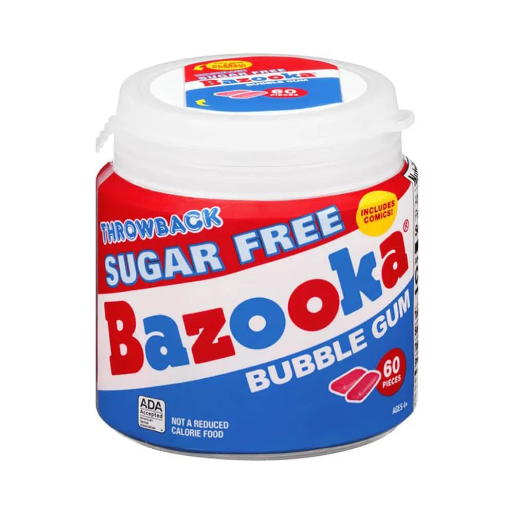 Bazooka Sugar Free Bubble Gum To Go Cup: 6-Piece Box