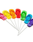 Beach Sandals Hard Candy Lollipops: 27-Piece Box