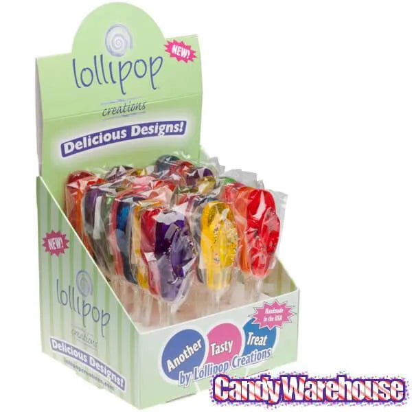 Beach Sandals Hard Candy Lollipops: 27-Piece Box