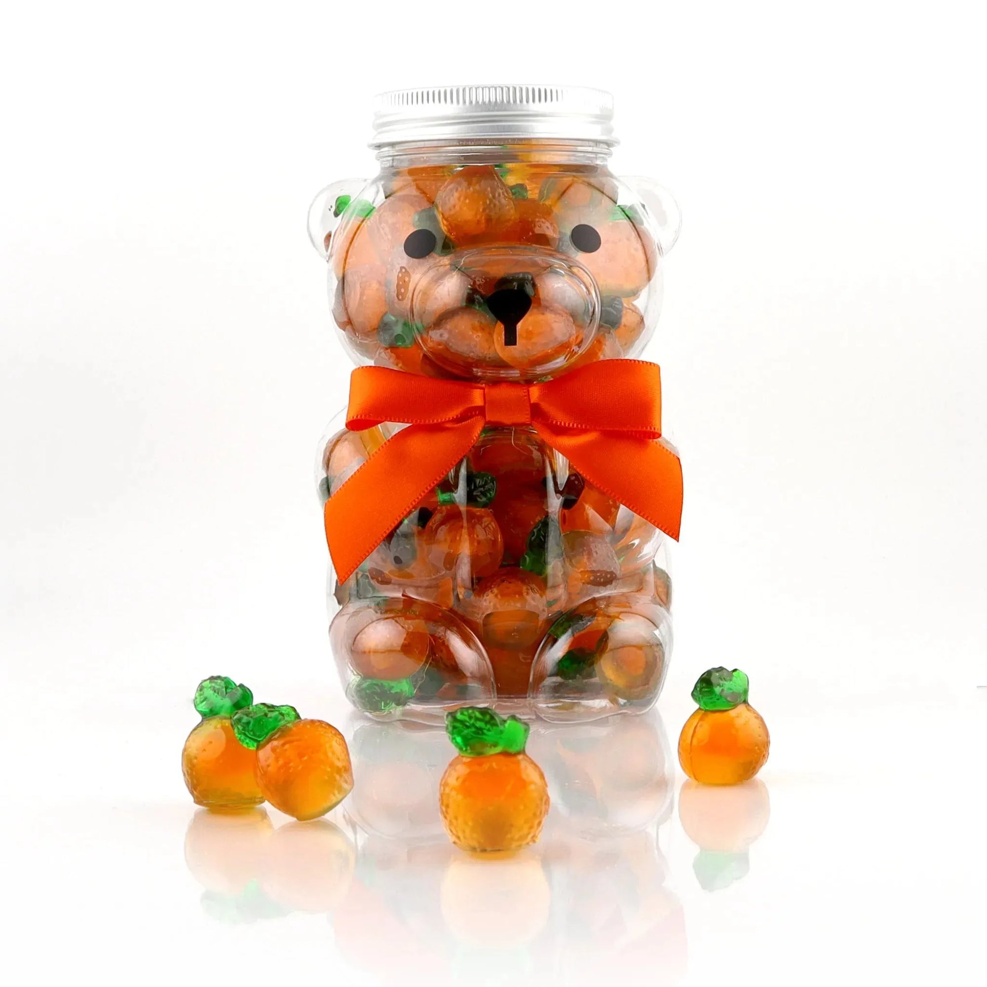 Pure Sugar Candy Summer Bear filled with Orange 3-D Gummies