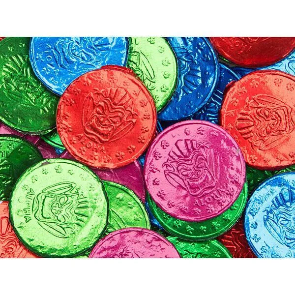 Bee International Aloha Bubble Gum Coins: 100-Piece Bag