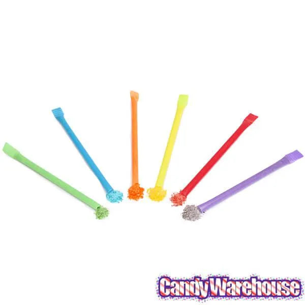 Bee International Color Your Mouth Candy Powder Filled Straws: 12-Piece Display