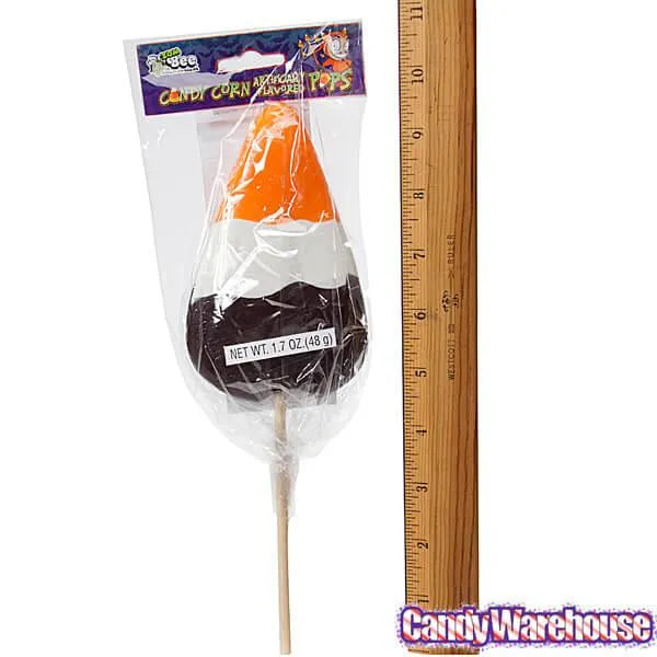 Bee International Halloween Jumbo Candy Corn Lollipops: 12-Piece Display