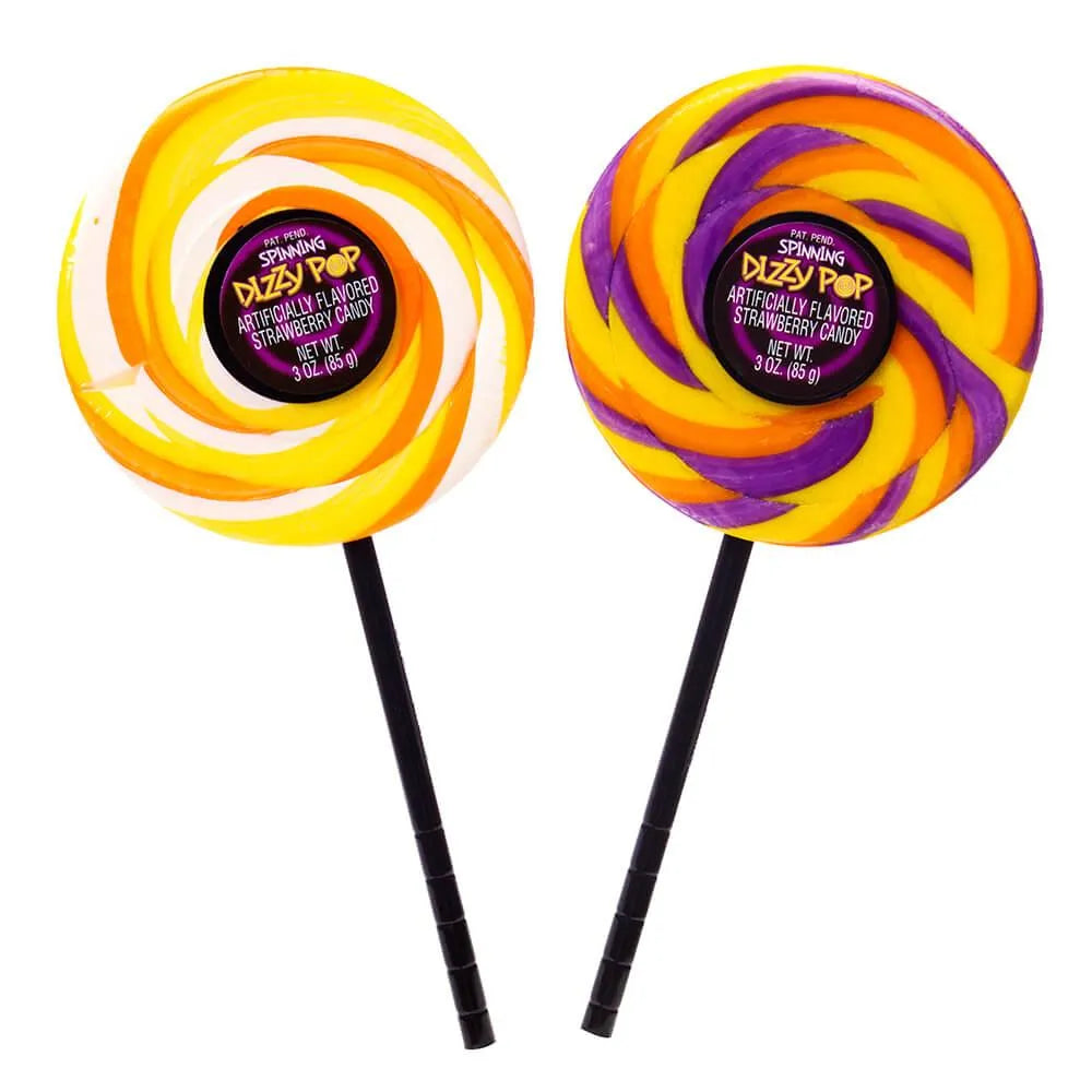 Bee International Halloween Spinning Dizzy Pops: 12-Piece Display