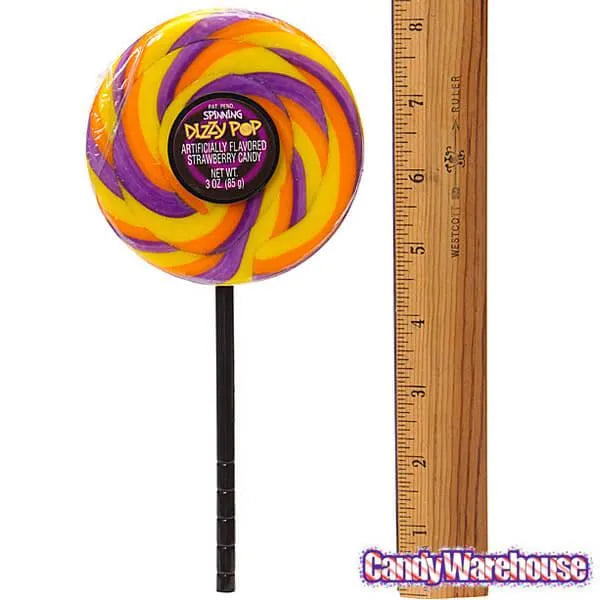 Bee International Halloween Spinning Dizzy Pops: 12-Piece Display