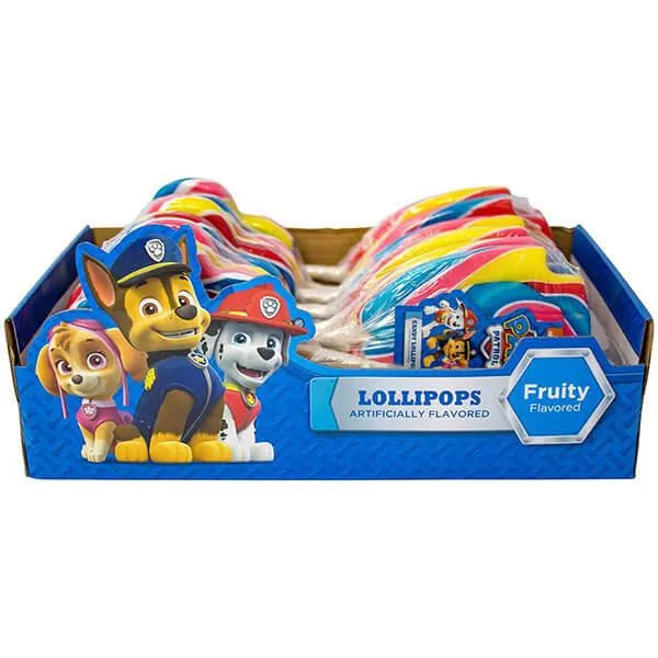 Bee International Paw Patrol Giant 4-Ounce Lollipops: 12-Piece Box