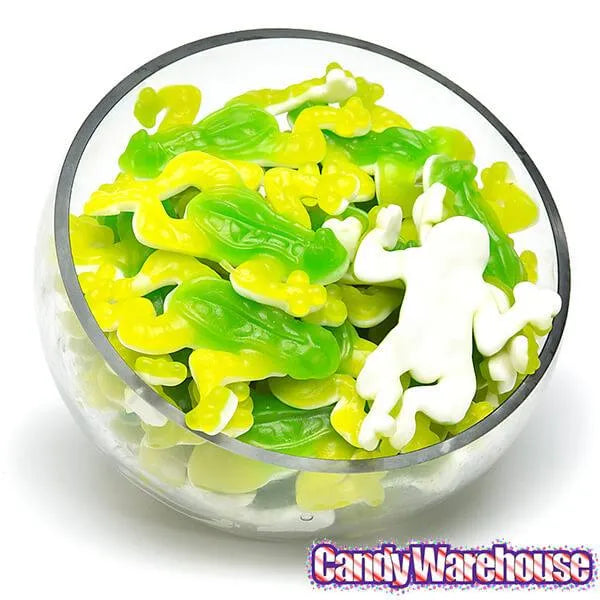 Big Green Gummy Frogs Candy: 5LB Bag