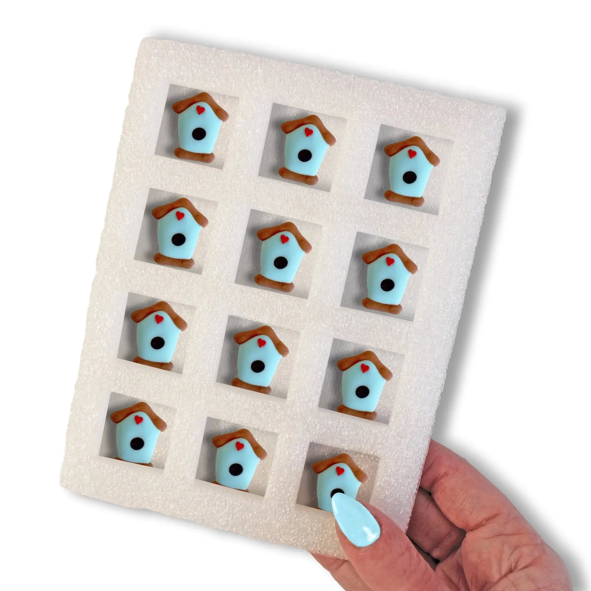 Sprinkle Pop Birdhouse Royal Icing Decs (12ct)