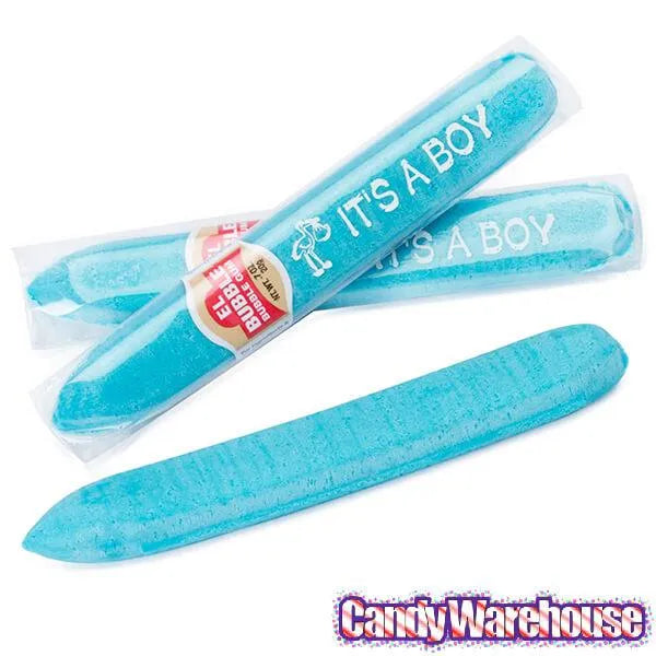 Birth Announcement Bubblegum Cigars - Boy Blue: 36-Piece Box