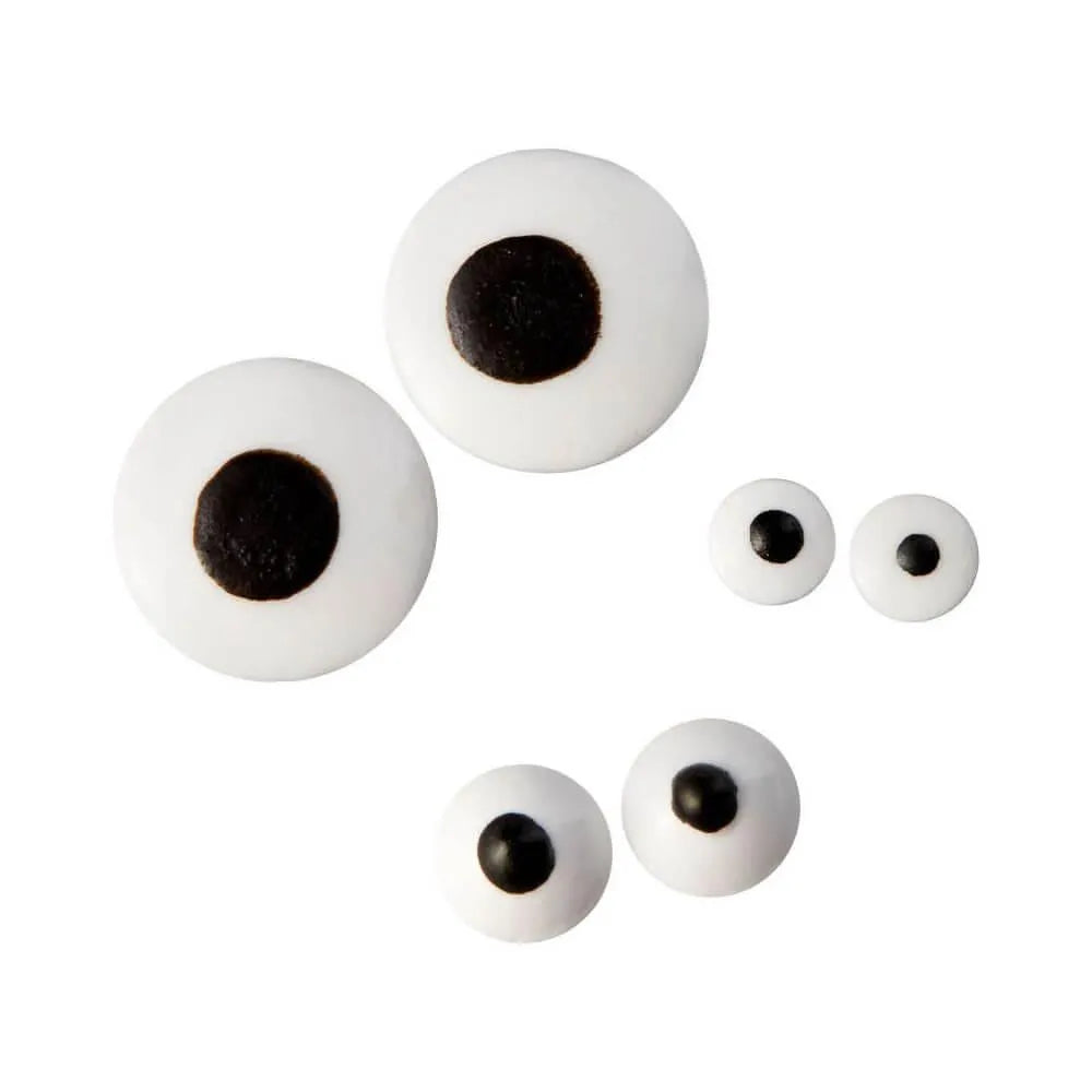 Black and White Candy Eyeball Sprinkles: 2.75-Ounce Box