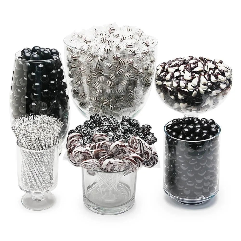 Black Candy Bar Table Assortment