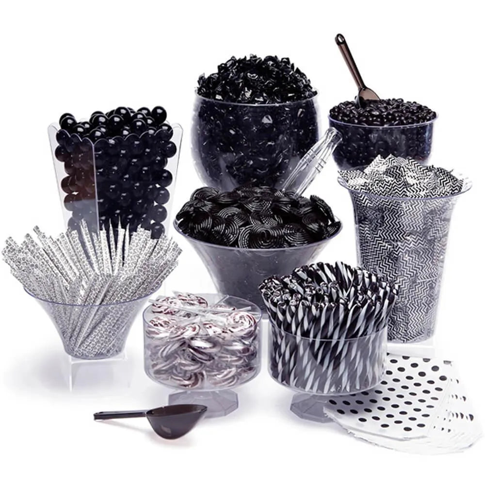 Black Candy Buffet Kit: 25 to 50 Guests