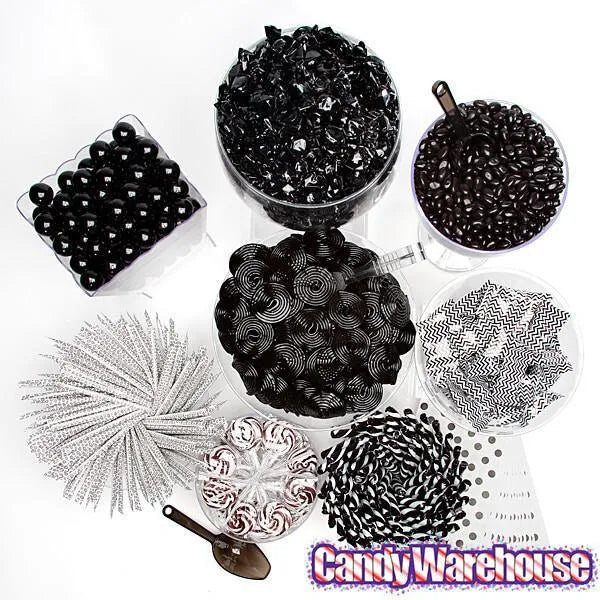 Black Candy Buffet Kit: 25 to 50 Guests