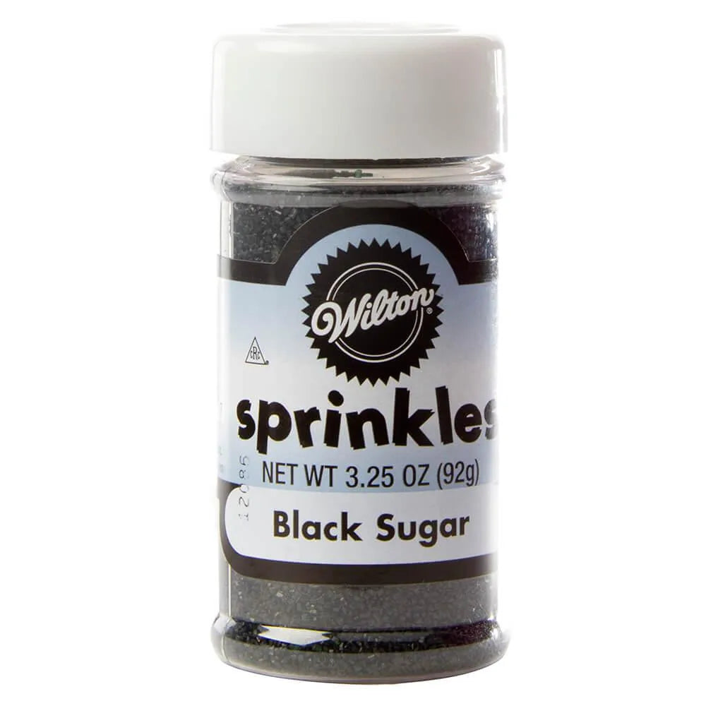 Black Colored Sugar: 3.25-Ounce Bottle