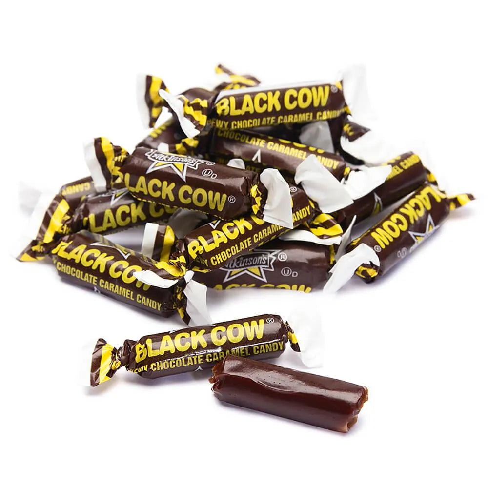 Black Cow Bite-Size Chocolate Caramel Candy: 160-Piece Tub