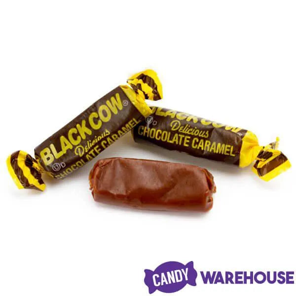 Black Cow Bite-Size Chocolate Caramel Candy: 160-Piece Tub