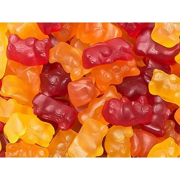 Black Forest Gummy Bears Assorted Flavors: 4LB Bag