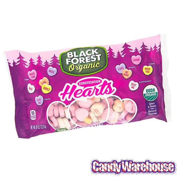 Black Forest Organic Conversation Hearts: 8-Ounce Bag