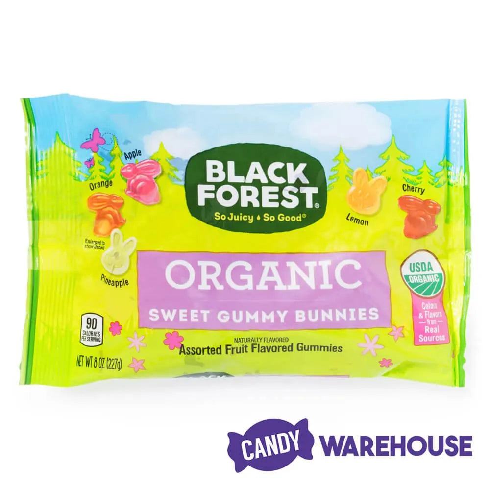 Black Forest Organic Sweet & Sour Gummy Bunnies: 8-Ounce Bag