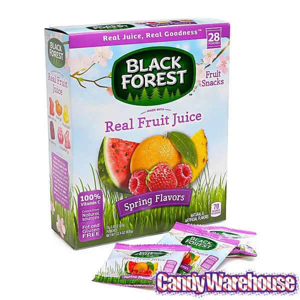 Black Forest Spring Fruit Snack Packs: 28-Piece Box