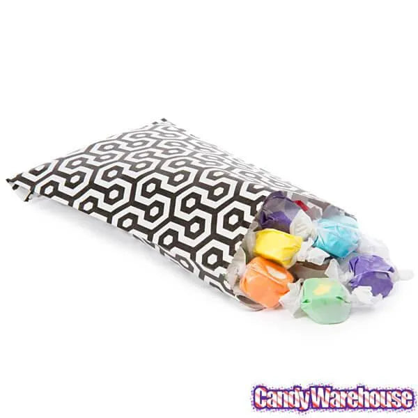 Black Honeycomb Candy Bags: 25-Piece Pack