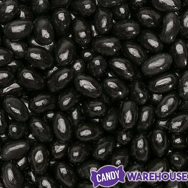 Black Jelly Beans - Cherry: 2LB Bag