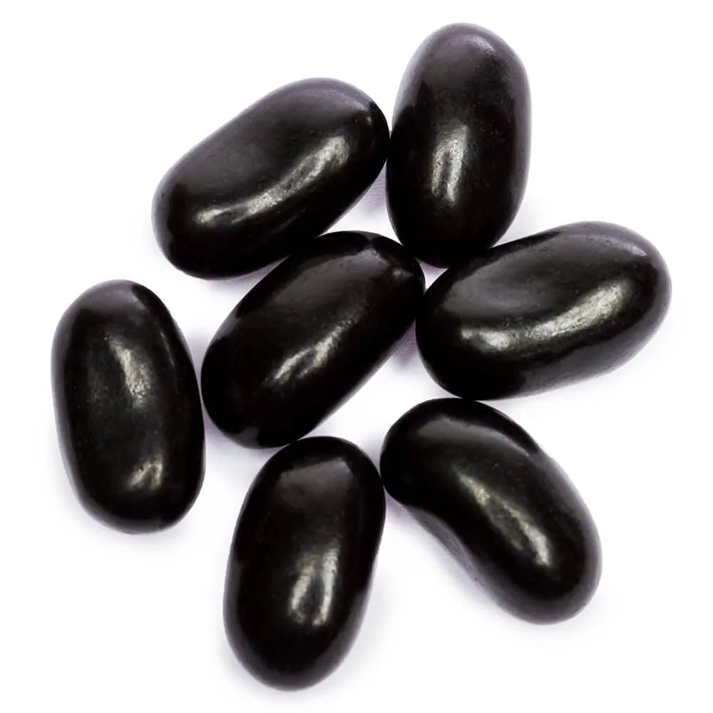 Black Licorice Jelly Beans Candy: 5LB Bag