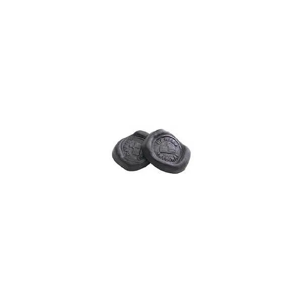 Black Licorice Pontefract Cakes Candy: 3KG Box