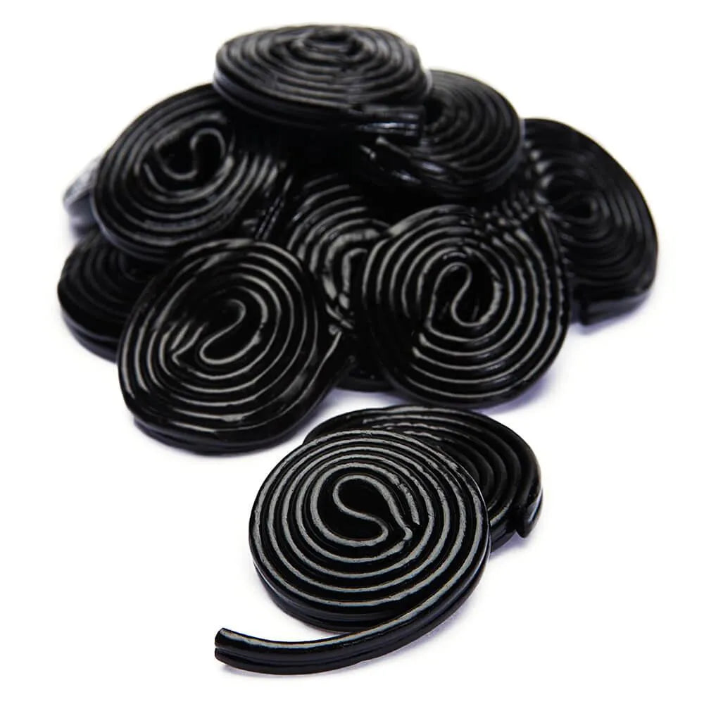 Black Licorice Wheels: 2KG Bag