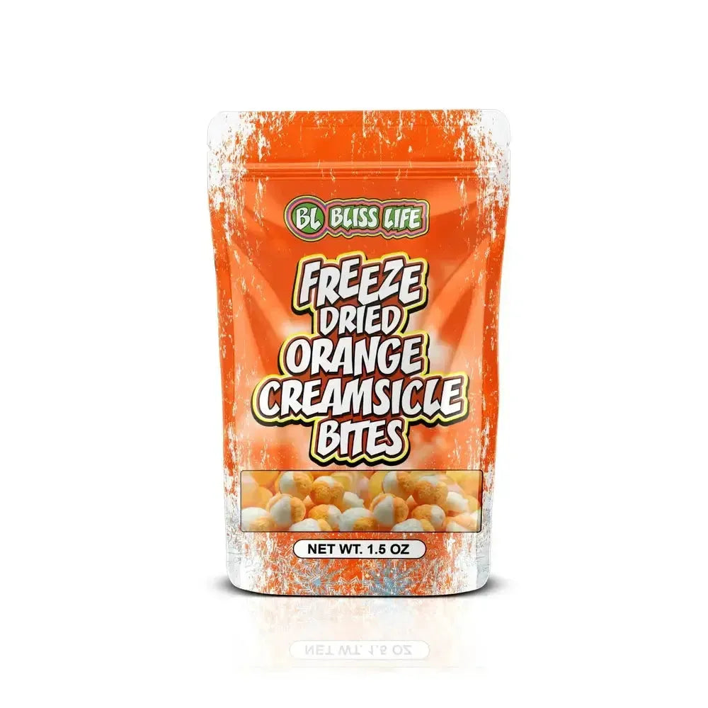 Bliss Life Freeze Dried Orange Creamsicle Candy Bags: 12-Piece Case