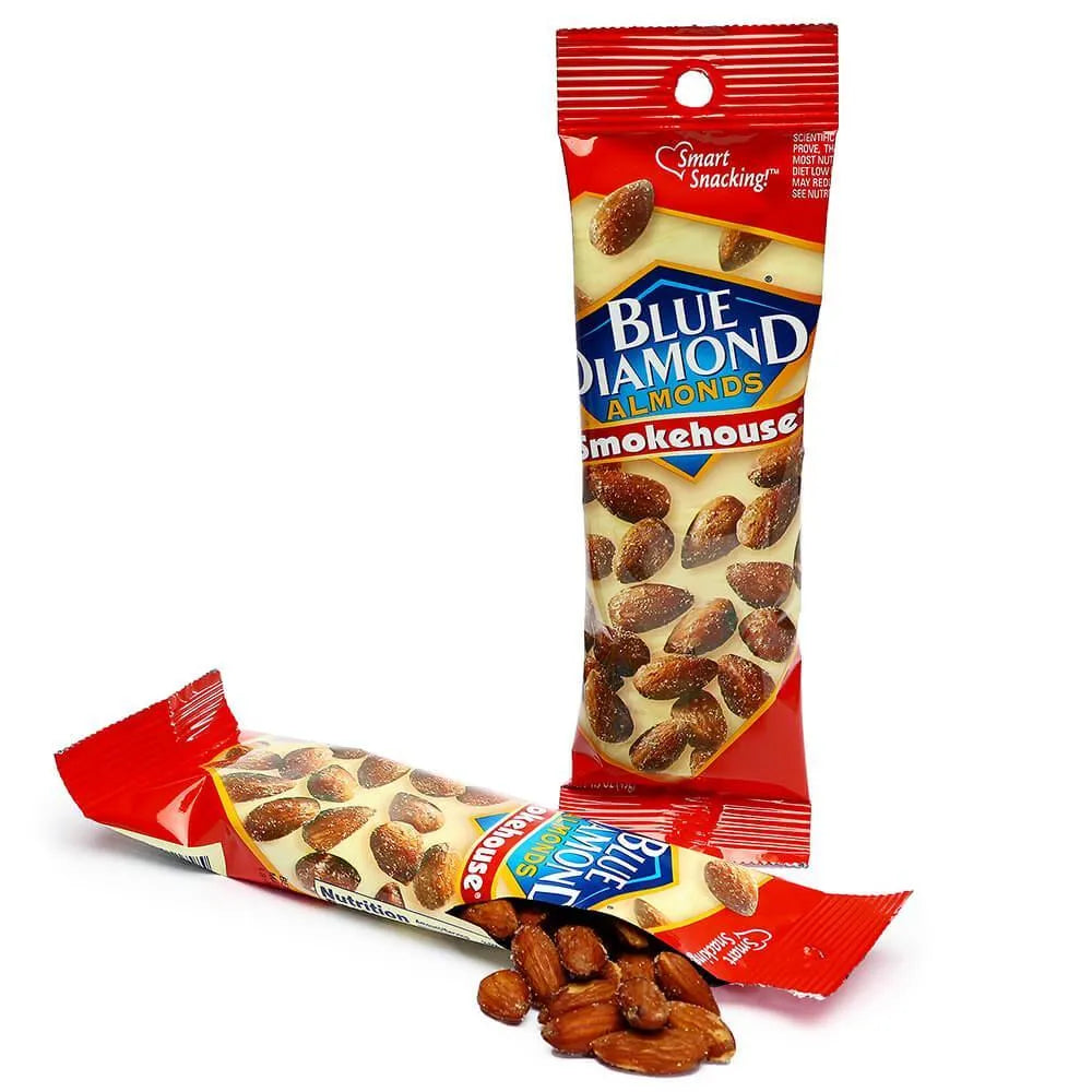 Blue Diamond Smokehouse Almonds 1.5-Ounce Bags: 12-Piece Box