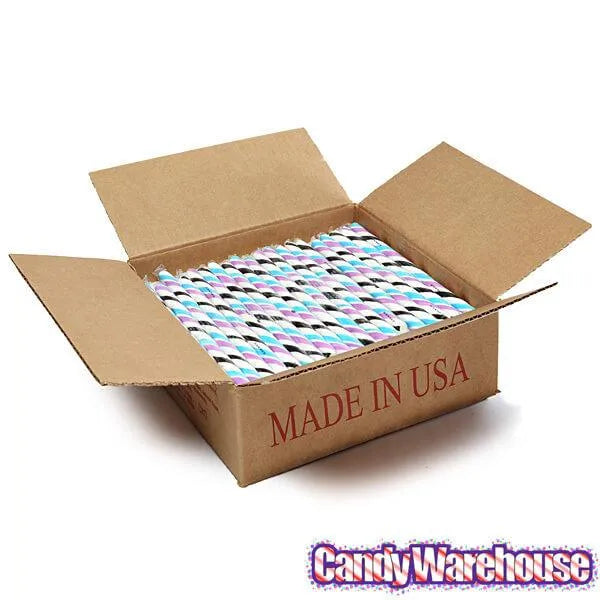 Blue Raspberry Hard Candy Sticks: 100-Piece Box