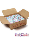 Blue Raspberry Hard Candy Sticks: 100-Piece Box