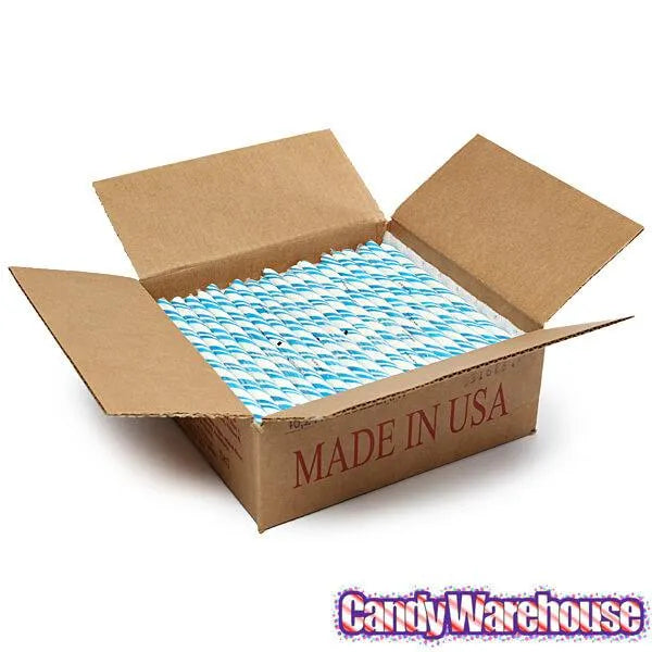 Blueberry Hard Candy Sticks: 100-Piece Box