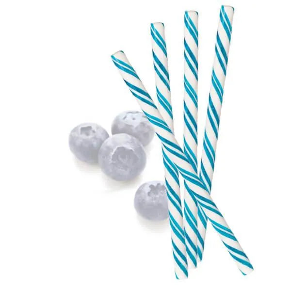 Blueberry Hard Candy Sticks: 100-Piece Box