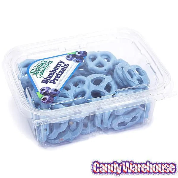 Blueberry Yogurt Covered Mini Pretzels: 9-Ounce Tub