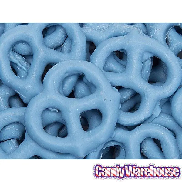 Blueberry Yogurt Covered Mini Pretzels: 9-Ounce Tub