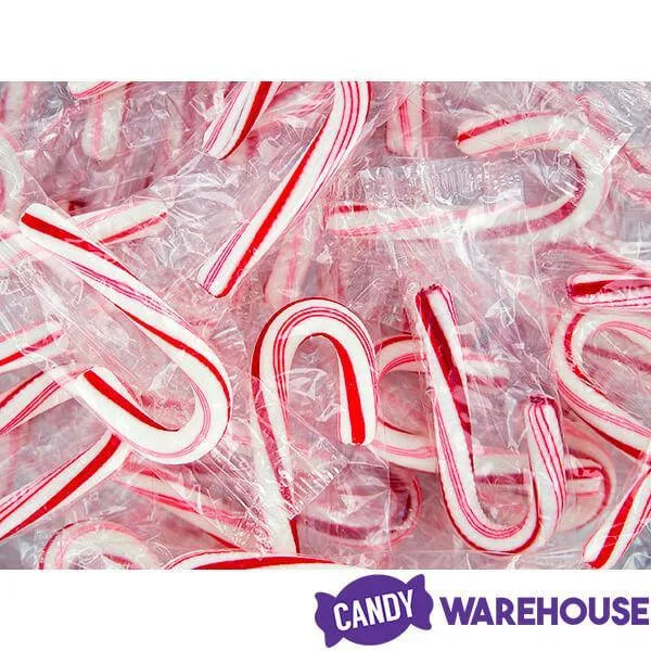 Bobs Sweet Stripes Mini Peppermint Candy Canes: 260-Piece Tub