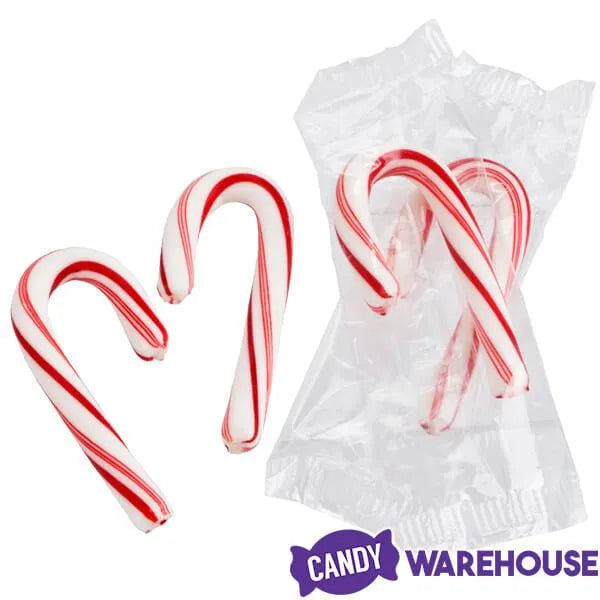 Bobs Sweet Stripes Mini Peppermint Candy Canes: 260-Piece Tub