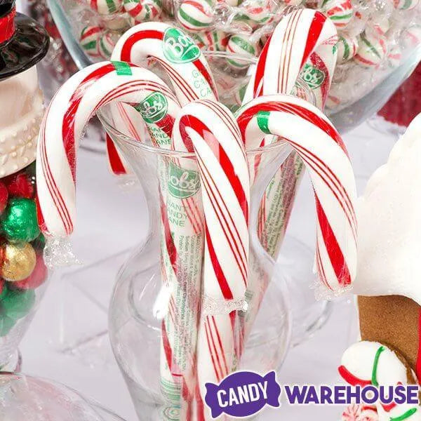 Bobs Sweet Stripes Peppermint Giant Candy Canes: 24-Piece Display