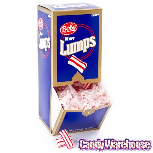 Bobs Sweet Stripes Peppermint Lumps Hard Candy: 100-Piece Box