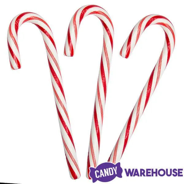 Bobs Sweet Stripes Traditional Red & White Peppermint Candy Canes: 96-Piece Pail