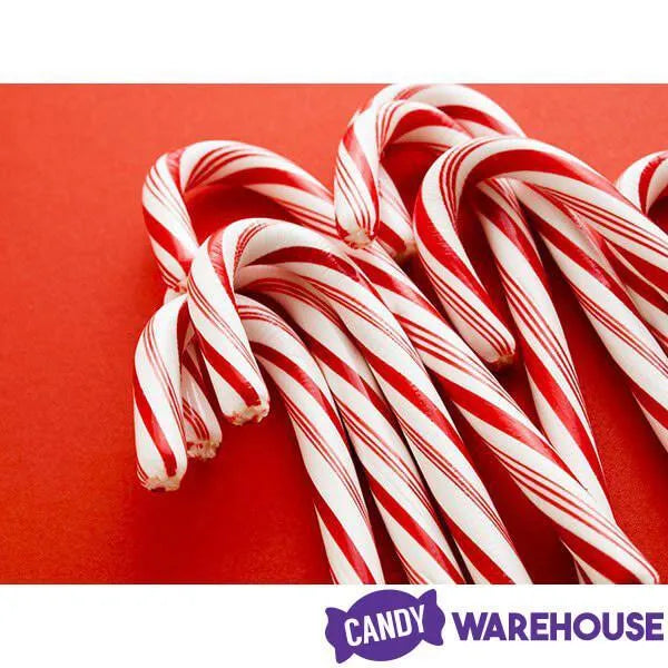 Bobs Sweet Stripes Traditional Red & White Peppermint Candy Canes: 96-Piece Pail