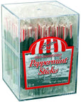 Bogdon Peppermint Mini Candy Sticks: 12-Ounce Box