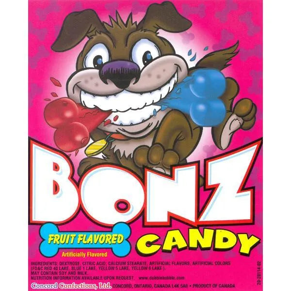 Bonz Dog Bone Coated Sweet Tarts Candy: 26LB Case