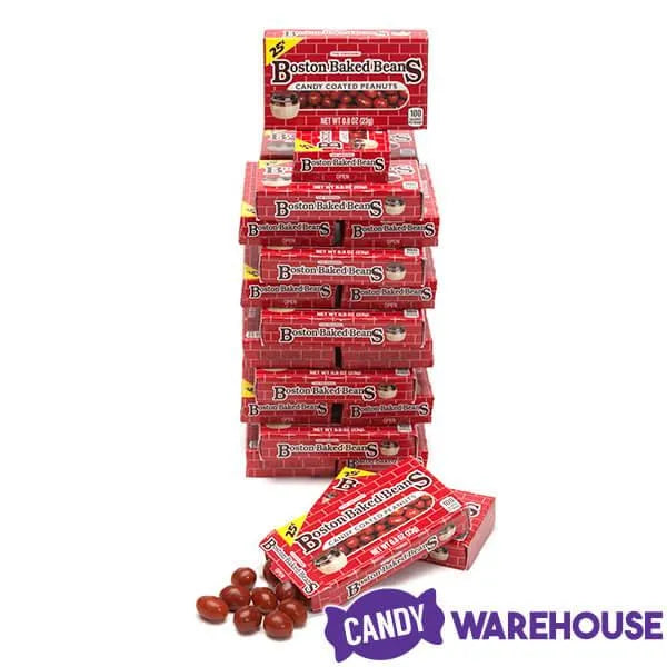 Boston Baked Beans Candy Mini Packs: 24-Piece Box