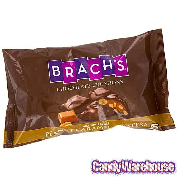 Brach's Chocolate Caramel Peanut Clusters Candy: 12-Ounce Bag