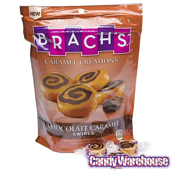 Brach's Chocolate Caramel Swirls Candy: 8-Ounce Bag